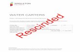 Water Carters Policy - Singleton Council