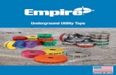 Underground Utility Tape - Empire Level