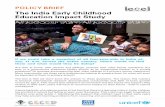 The India Early Childhood Education Impact Study