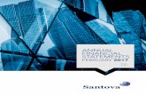 ANNUAL FINANCIAL STATEMENTS - Santova