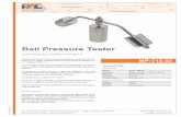 Ball Pressure Tester - PTL-Instruments