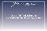 2021/2022 ALL-INCLUSIVE WEDDING PACKAGES