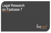 Legal Research on Fastcase 7 - DC Bar - Home