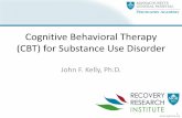 Cognitive Behavioral Therapy (CBT) for Substance Use Disorder
