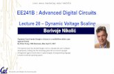 EE241B : Advanced Digital Circuits