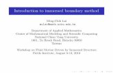 Introduction to immersed boundary method