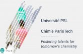 Université PSL Chimie ParisTech
