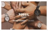 Investor Presentation | June 2021 - Fossil Group