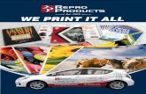 WE PRINT IT ALL - Repro Products | Xerox Agent, Technical ...