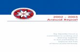 2002 - 2003 Annual Report