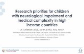 Research priorities for children with neurological ...