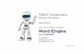 TOEIC Vocabulary - wordsandmonsters.com