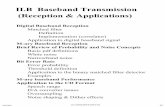 II.B Baseband Transmission (Reception & Applications)