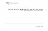 Total IonizingDose Test Report - Microsemi
