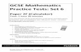 GCSE Mathematics Practice Tests: Set 6