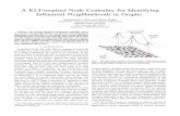 A KLT-inspired Node Centrality for Identifying Inﬂuential ...
