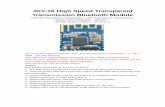 JDY-16 High Speed Transparent Transmission Bluetooth Module