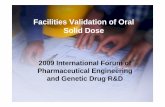 Facilities Validation of Oral Solid Dosage-David Vincent
