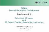 DICOM Second Generation Radiotherapy Supplement 213 ...