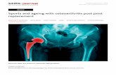 Sports and ageing with osteoarthritis post joint replacement