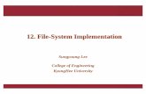 12. File-System Implementation