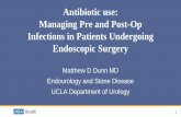 Antibiotic use: Managing Pre and Post-Op Infections in ...