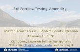 Soil Test Basics - Montana State University