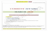 CURRENT AFFAIRS MARCH 2020 - Mission CAPF hub