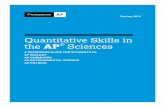 Quantitative Skills in the AP Sciences - Zunick