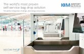 The world’s most proven self-service bag drop solution