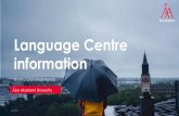 Language Centre information