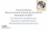Trace Evidence Measurement Science & Standards Research at ...