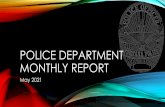 Police Department Monthly Report