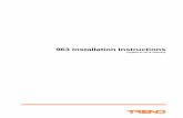 963 Installation Instructions - Honeywell