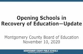 Opening Schools in Recovery of Education—Update