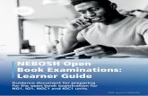 NEBOSH Open Book Examinations: Learner Guide