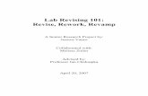 Lab Revising 101: Revise, Rework, Revamp