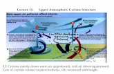 Lecture 15. Upper Atmospheric Cyclone Structure