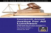 Fourteenth Annual Justice For All Luncheon