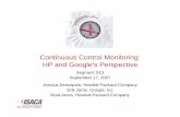 Continuous Control Monitoring: HP and Google’s Perspective