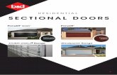 RESIDENTIAL SECTIONAL DOORS