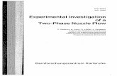 Experimentallnvestigation Two·Phase Nozzle Flow