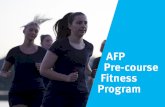 AFP Pre‑course Fitness Program