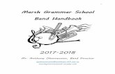 Marsh Grammar School Band Handbook