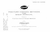 FRACTURE CONTROL METHODS FOR SPACE VEHICLES