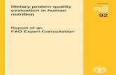 ISSN 0254-4725 Dietary protein quality FOOD AND FAO ...