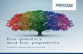 Bio-plastics and bio-pigments - TREFFERT
