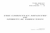 THE CHRISTIAN MINISTRY OF SPIRITUAL DIRECTION