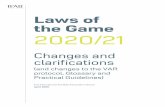 Laws of the Game 2020/21
