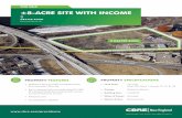 ±8-ACRE SITE WITH INCOME